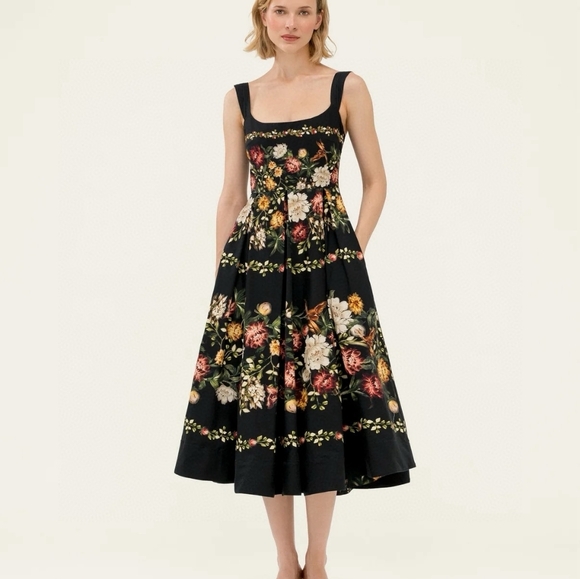Agua by Agua Bendita Dresses & Skirts - AGUA BY AGUA BENDITA Alcaparra Paramo Midi Dress